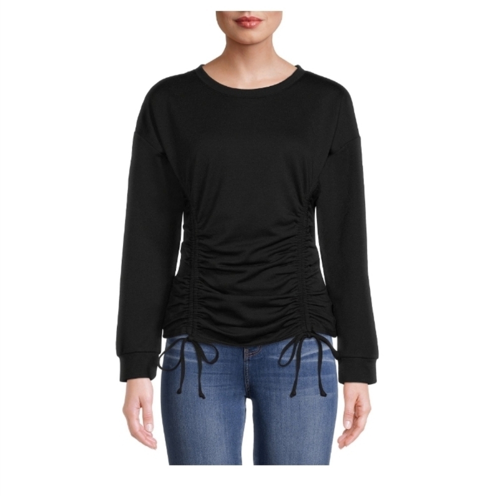 NO Boundaries Juniors’ Ruched Shirt Size S (3-5)